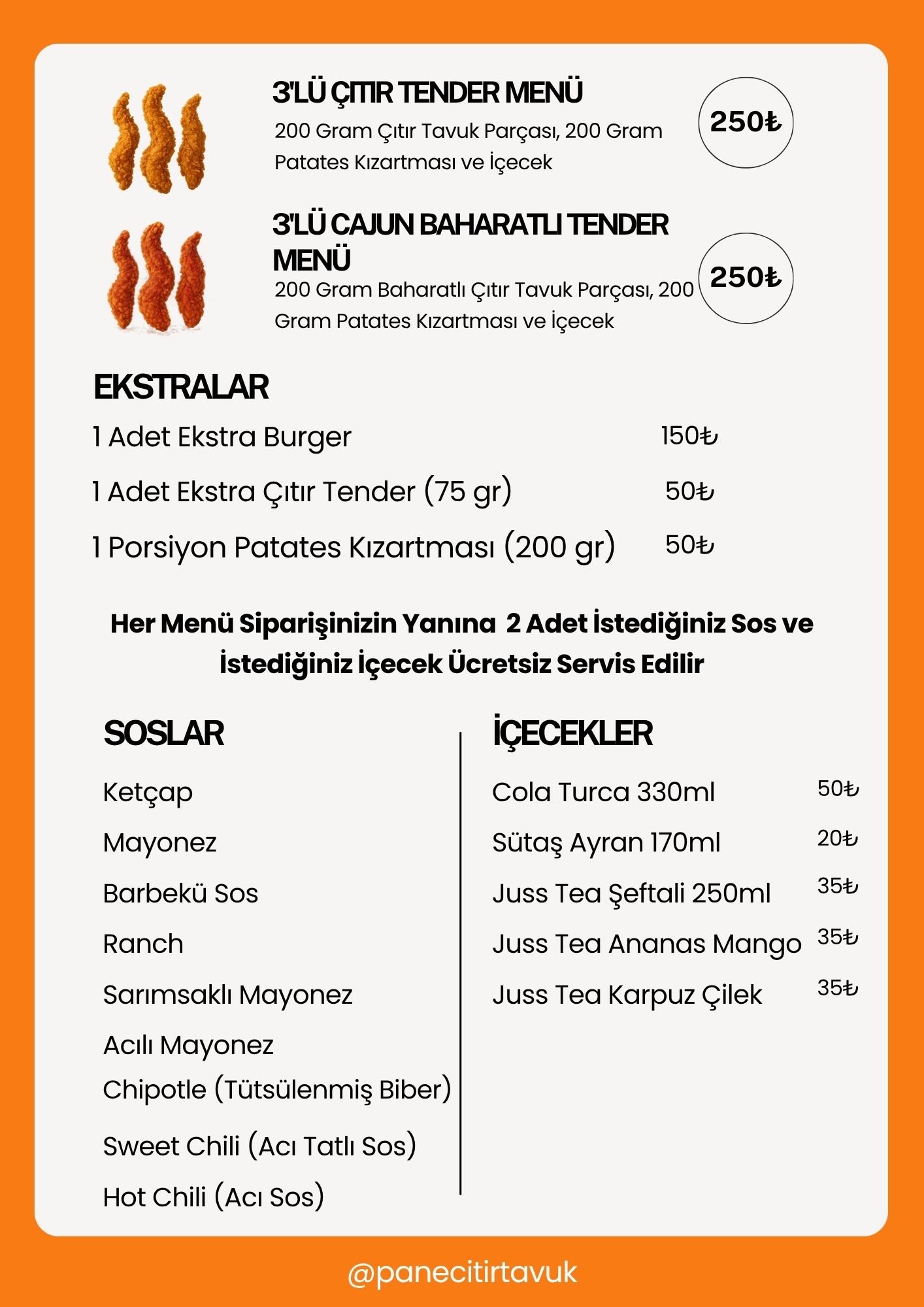 Menü 2
